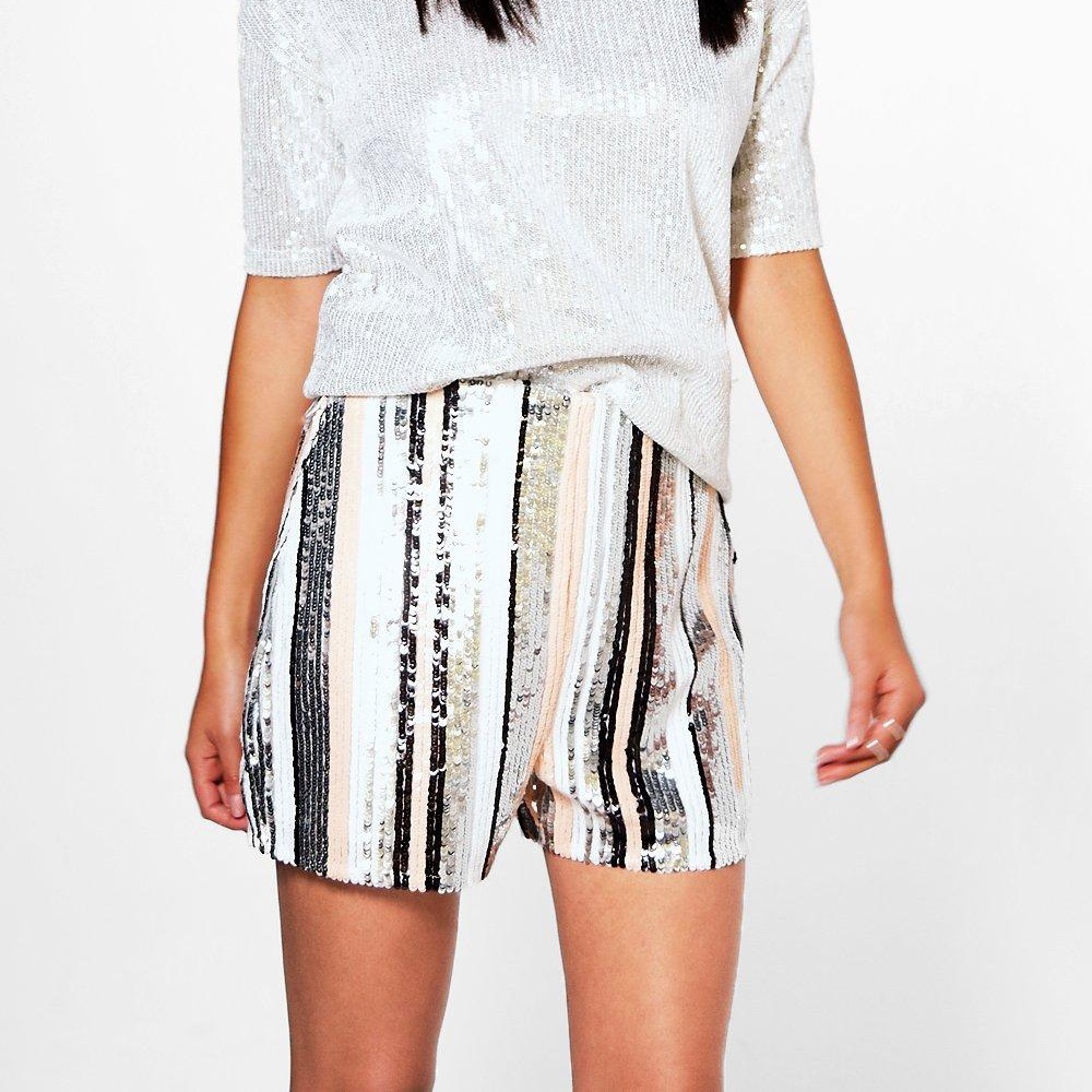 BooHoo - Sequin High Waisted Shorts
